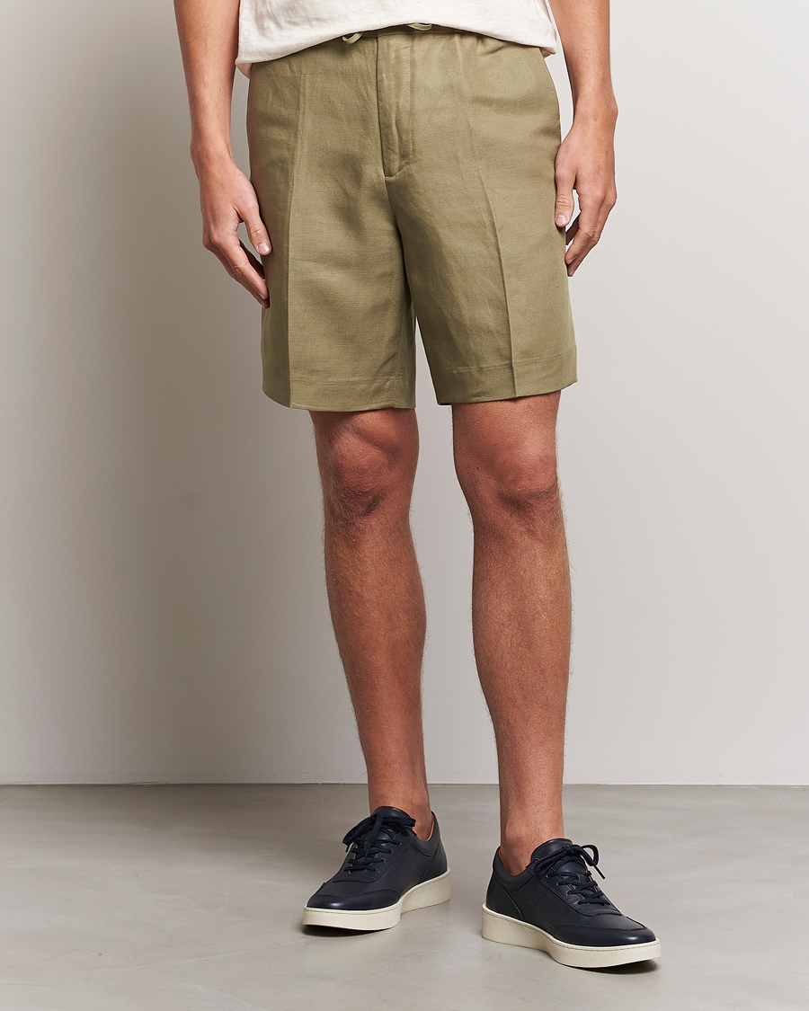 Herre | Shorts | J.Lindeberg | Baron Tencel/Linen Shorts Aloe