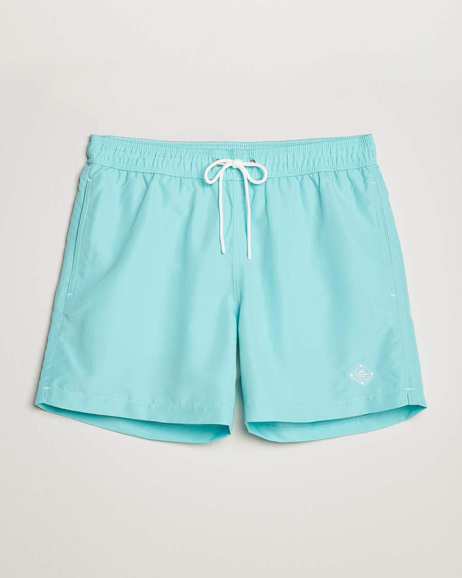Herre | Badebukser | J.Lindeberg | Banks Solid Swimshorts Aqua Splash