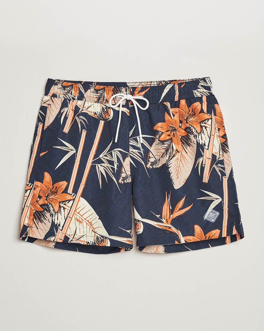 Herre | Badebukser | J.Lindeberg | Banks Tropical Swimshorts Navy
