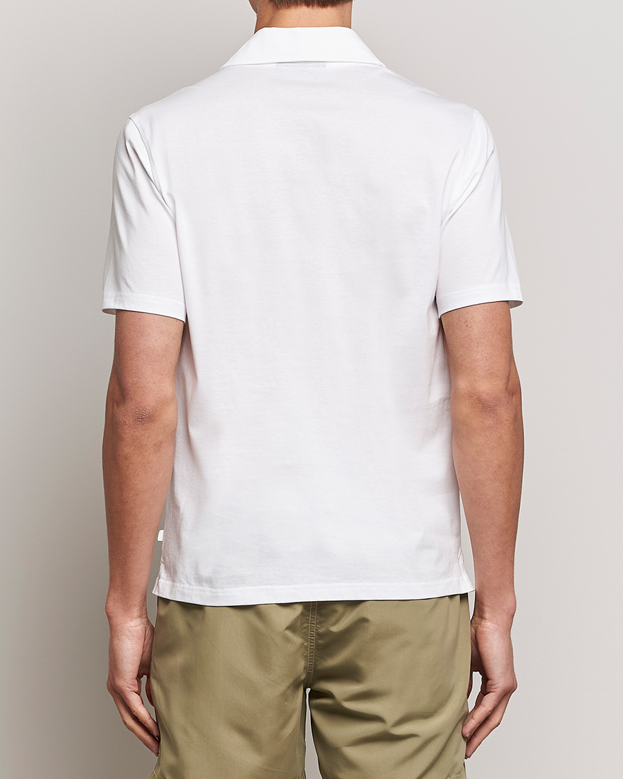 Herre | Polotrøjer | J.Lindeberg | Asher Open Collar Polo Shirt White