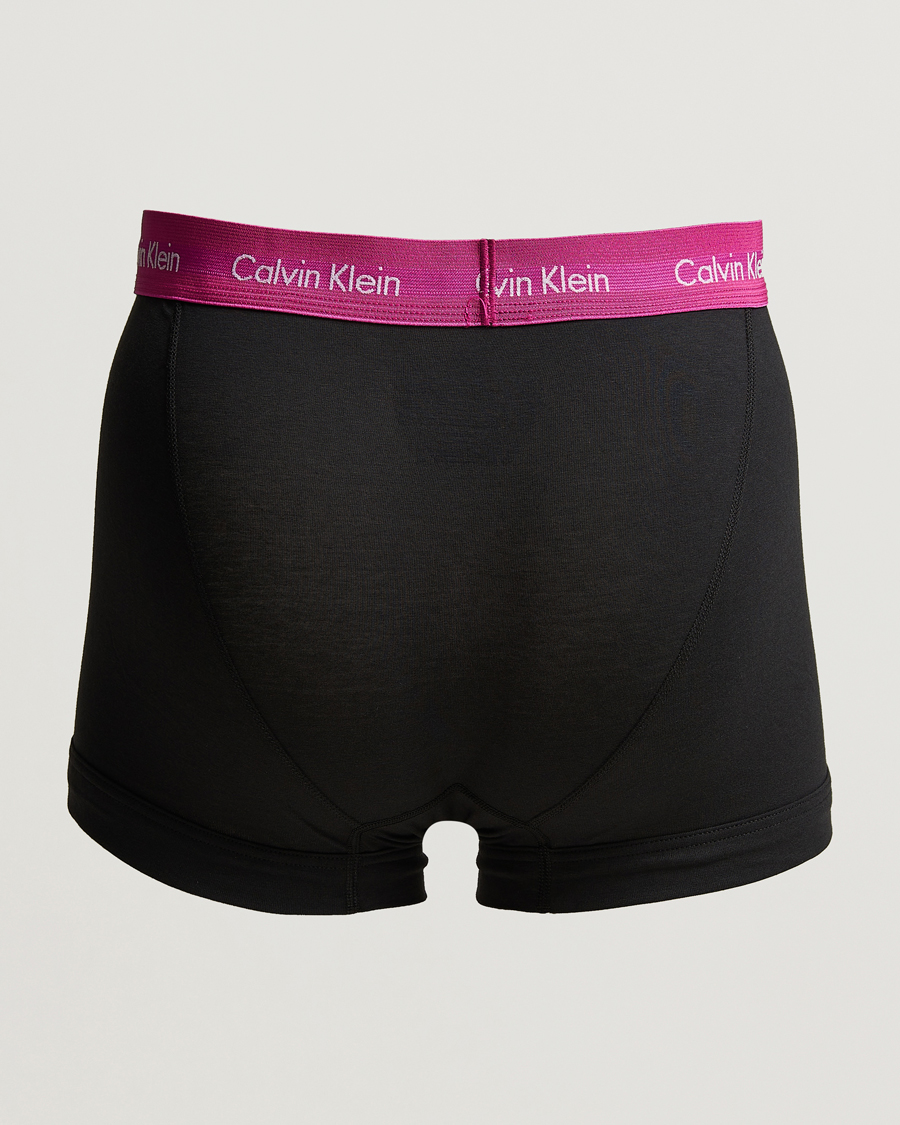 Herre | Undertøj | Calvin Klein | Cotton Stretch 3-Pack Trunk Pink/Grey/Green