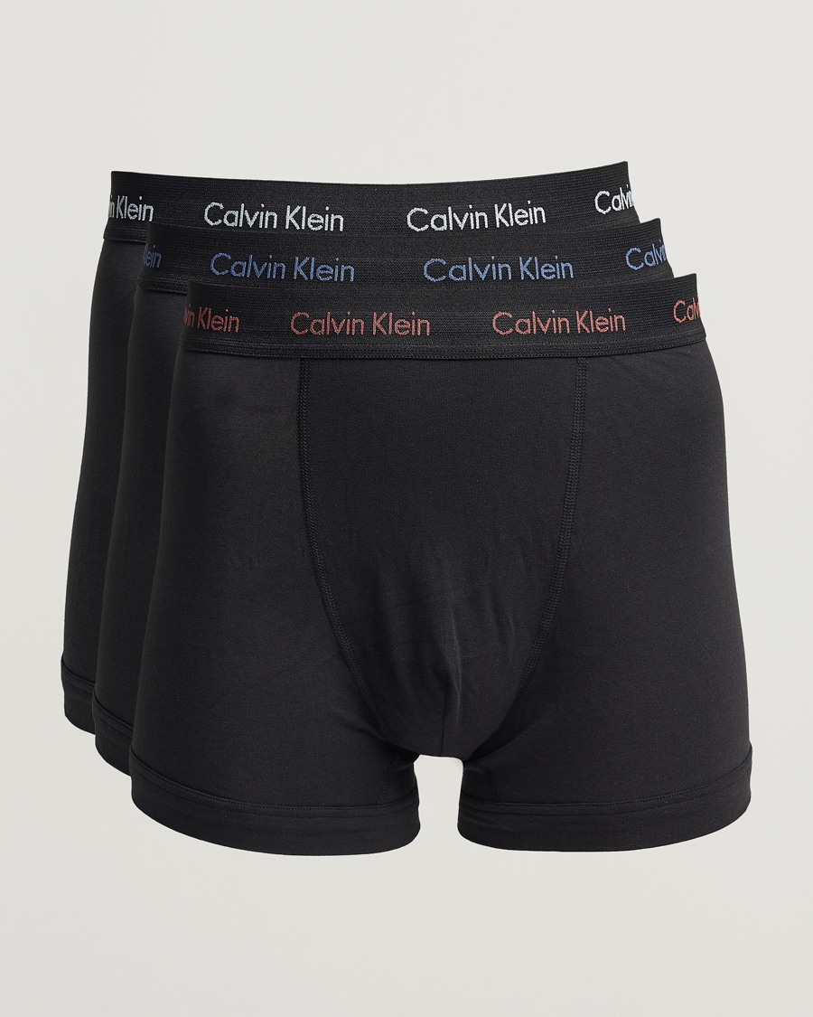 Herre | Undertøj | Calvin Klein | Cotton Stretch 3-Pack Trunk Black