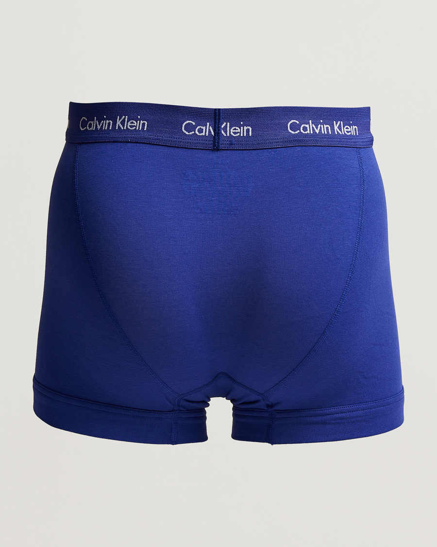Herre | Undertøj | Calvin Klein | Cotton Stretch 3-Pack Trunk Blue/Black/Green