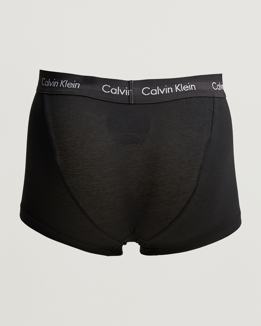 Herre | Undertøj | Calvin Klein | Cotton Stretch 3-Pack Low Rise Trunk Navy/Blue/Grey