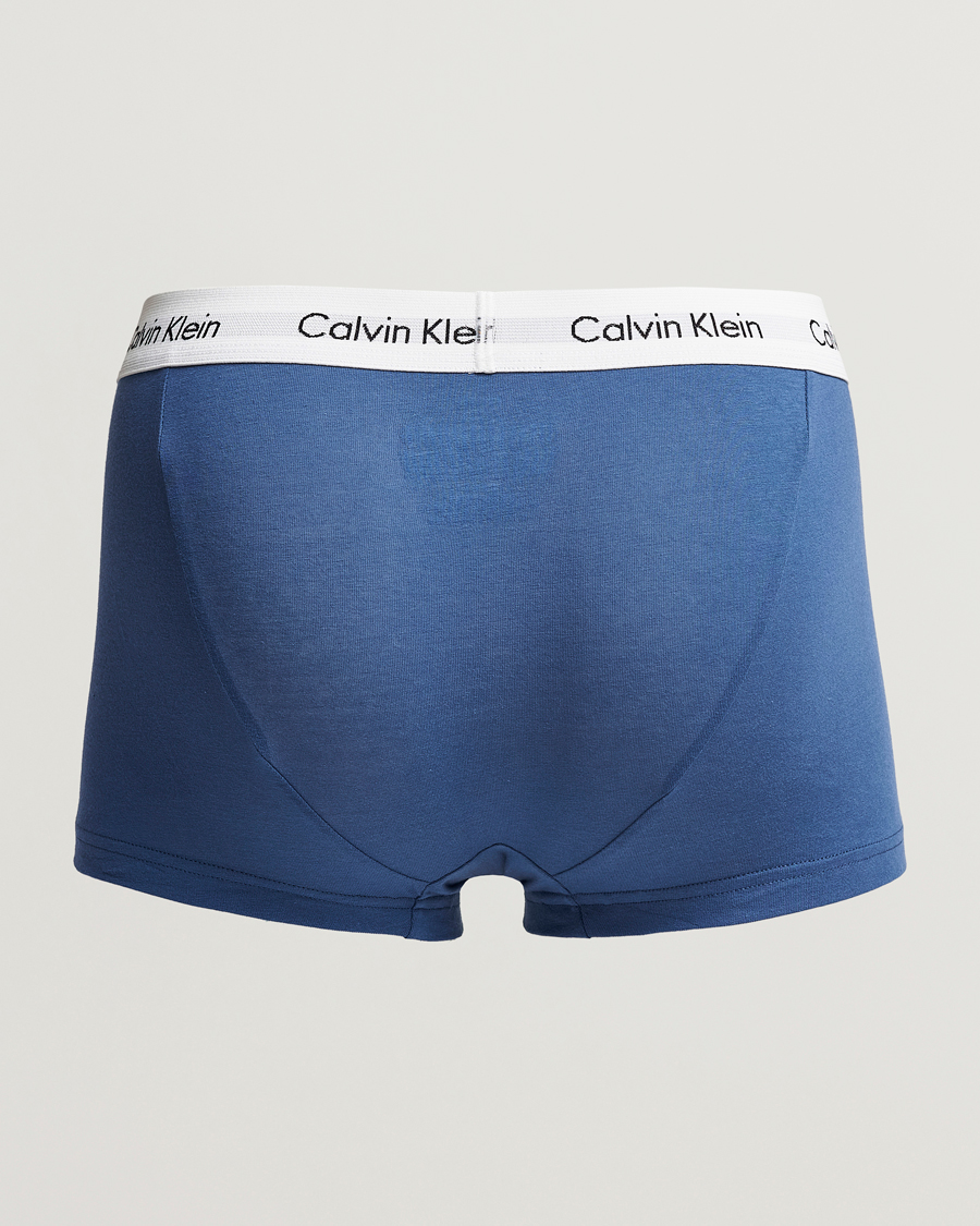 Herre | Undertøj | Calvin Klein | Cotton Stretch 3-Pack Low Rise Trunk Red/Sky/Blue