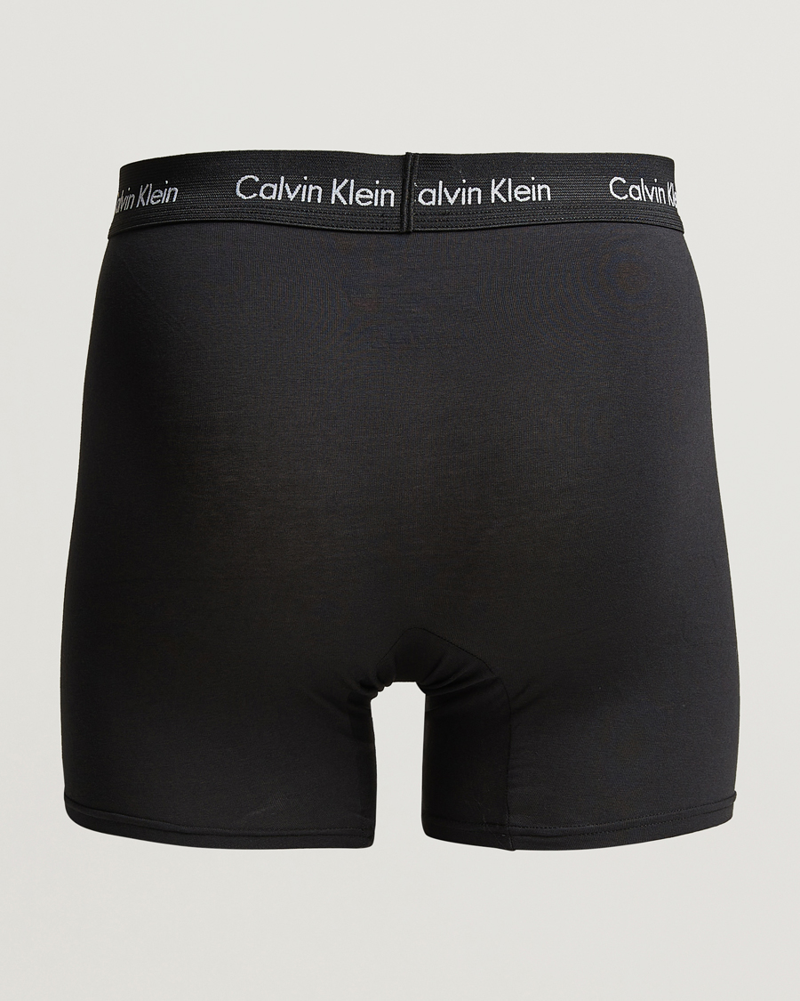 Herre | Undertøj | Calvin Klein | Cotton Stretch 3-Pack Boxer Brief Black/Port Red/Grey