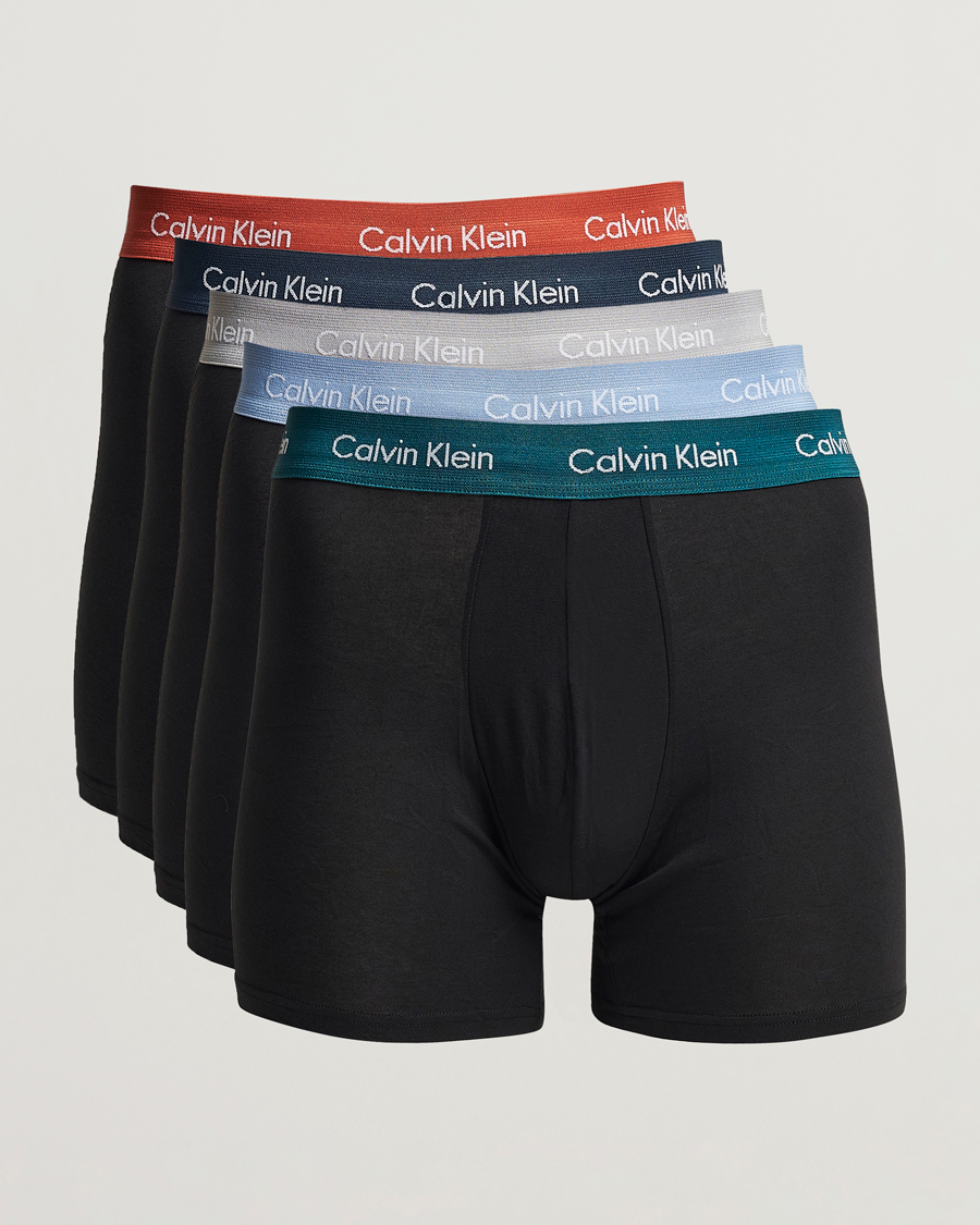 Herre | Undertøj | Calvin Klein | Cotton Stretch 5-Pack Trunk Black