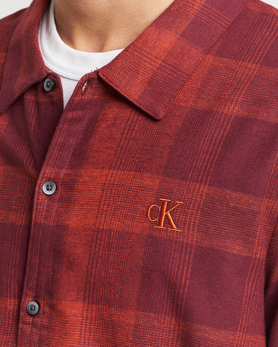 Herre | Pyjamas & Morgenkåber | Calvin Klein | Cotton Checked Pyjama Set Red
