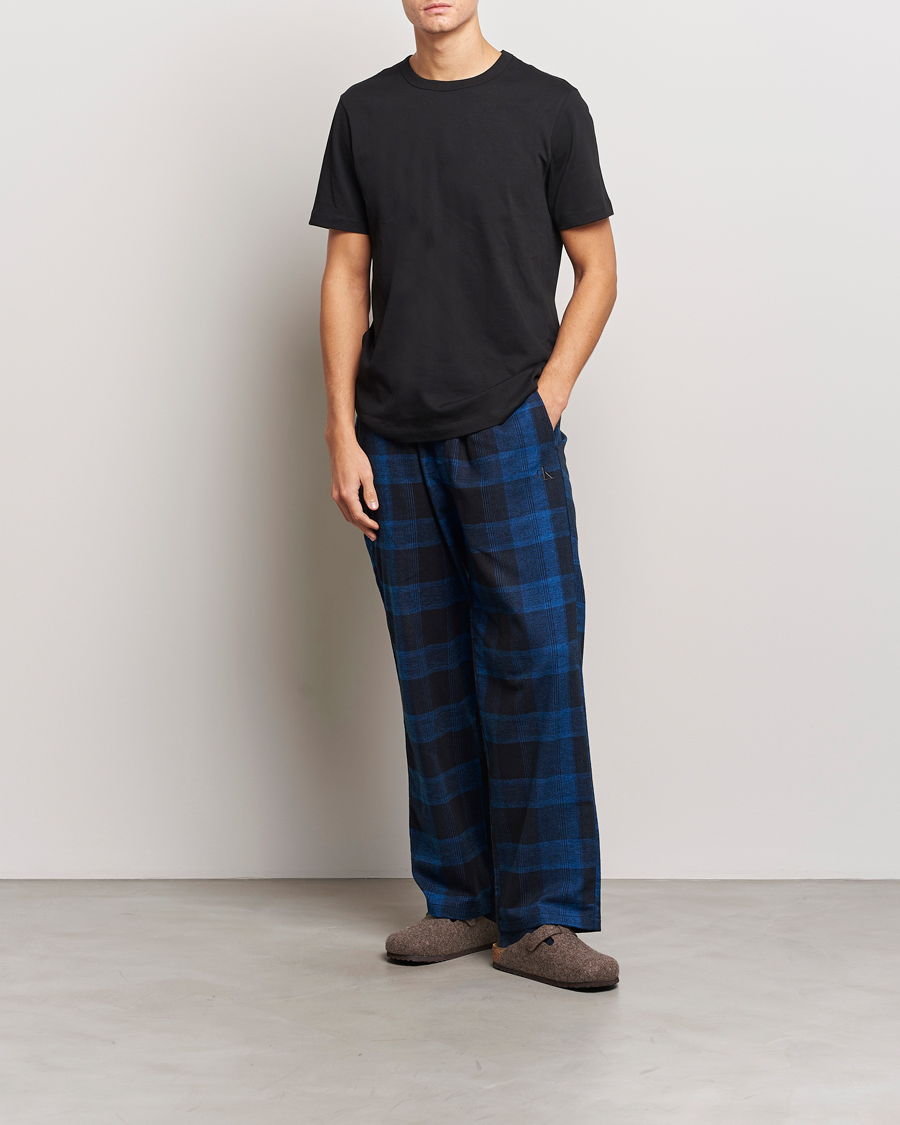 Herre | Pyjamas & Morgenkåber | Calvin Klein | Flannel Pyjama Pants Black/Blue