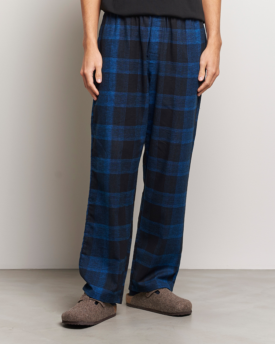 Herre | Pyjamas & Morgenkåber | Calvin Klein | Flannel Pyjama Pants Black/Blue