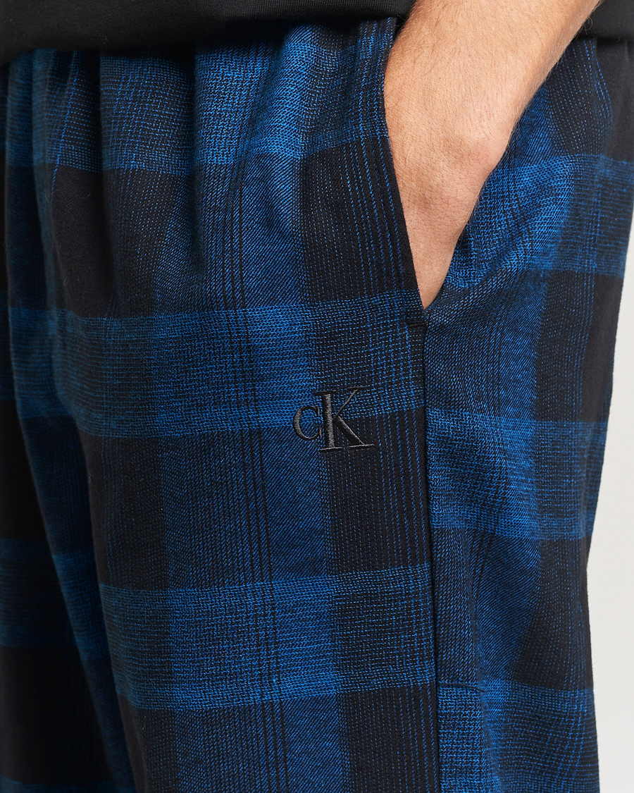 Herre | Pyjamas & Morgenkåber | Calvin Klein | Flannel Pyjama Pants Black/Blue