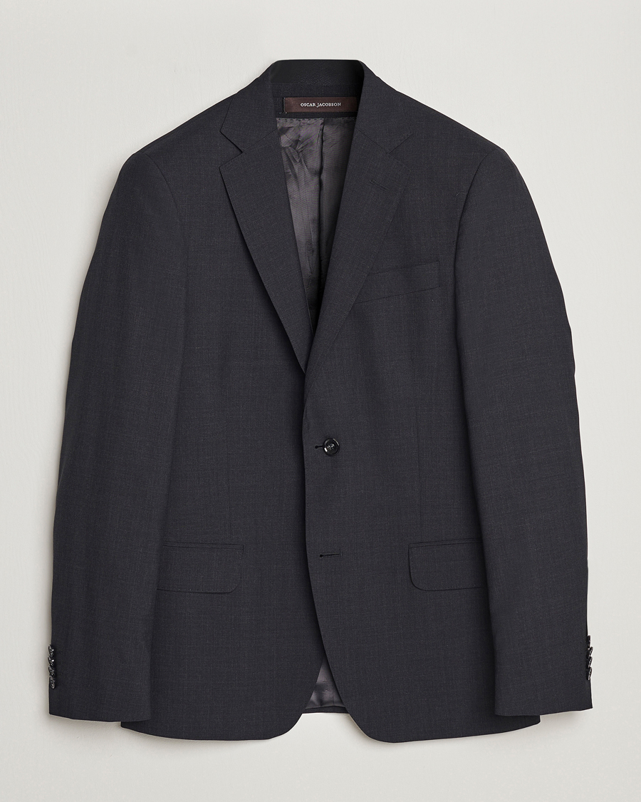 Herre |  | Oscar Jacobson | Edmund Wool Blazer Grey