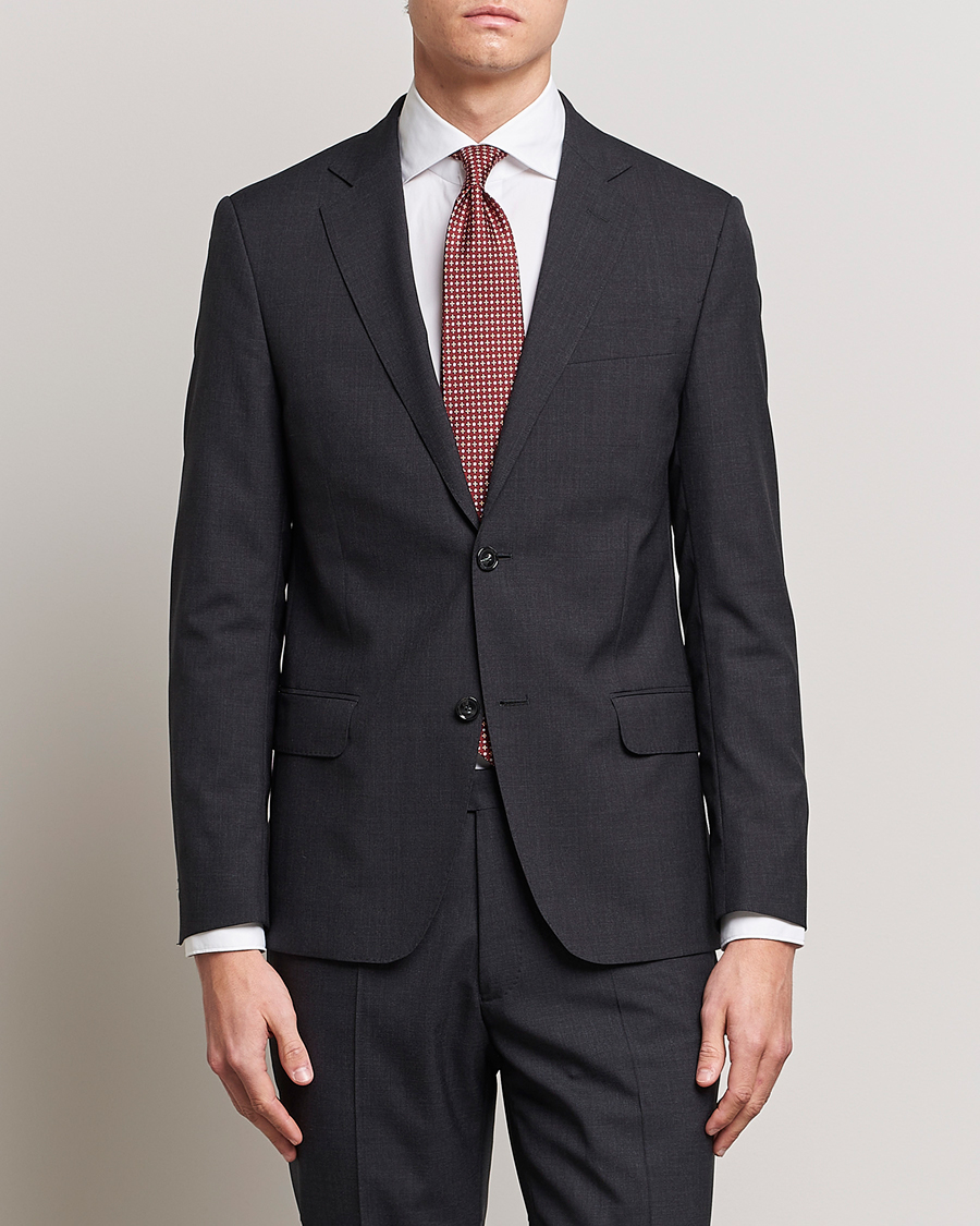 Herre | Jakkesæt | Oscar Jacobson | Edmund Wool Blazer Grey