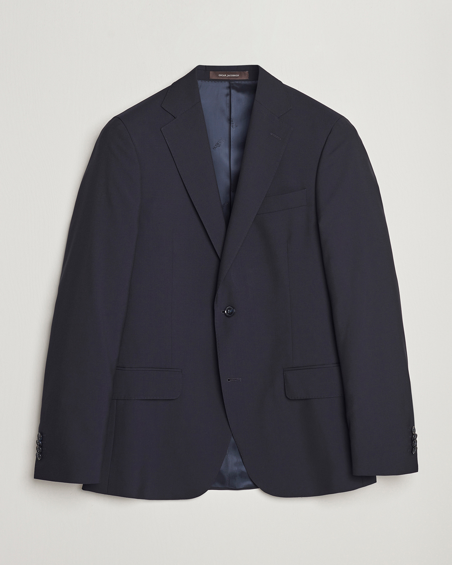 Herre |  | Oscar Jacobson | Edmund Wool Blazer Navy