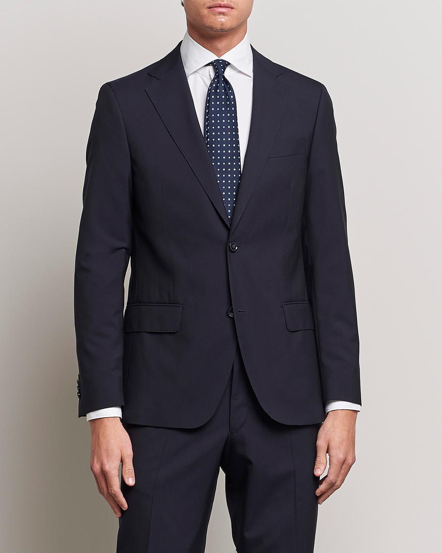 Herre |  | Oscar Jacobson | Edmund Wool Blazer Navy