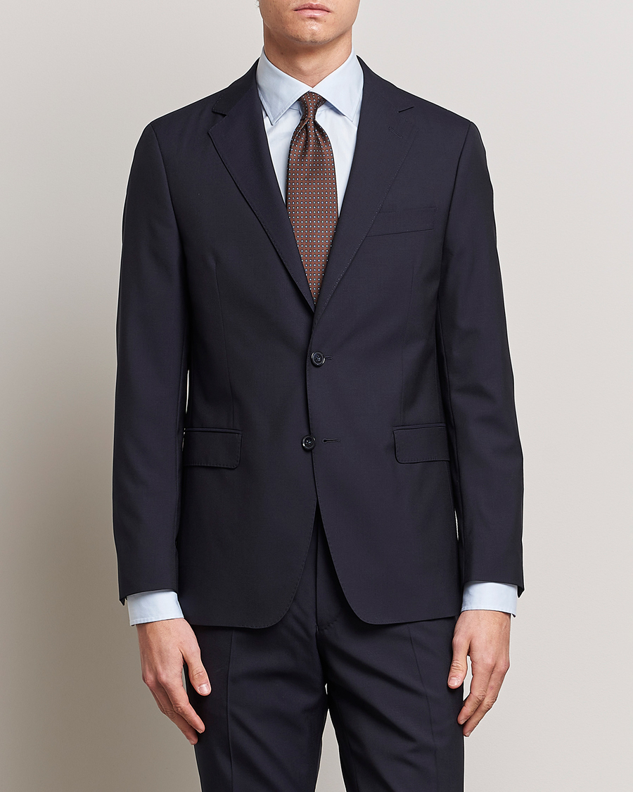 Herre | Blazere & jakker | Oscar Jacobson | Falk Wool Blazer Navy