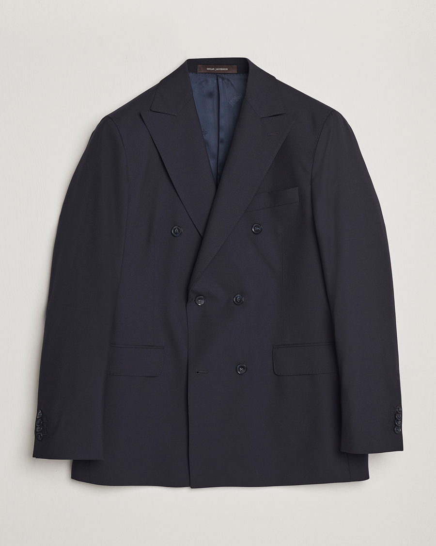 Herre |  | Oscar Jacobson | Farris Wool Blazer Navy