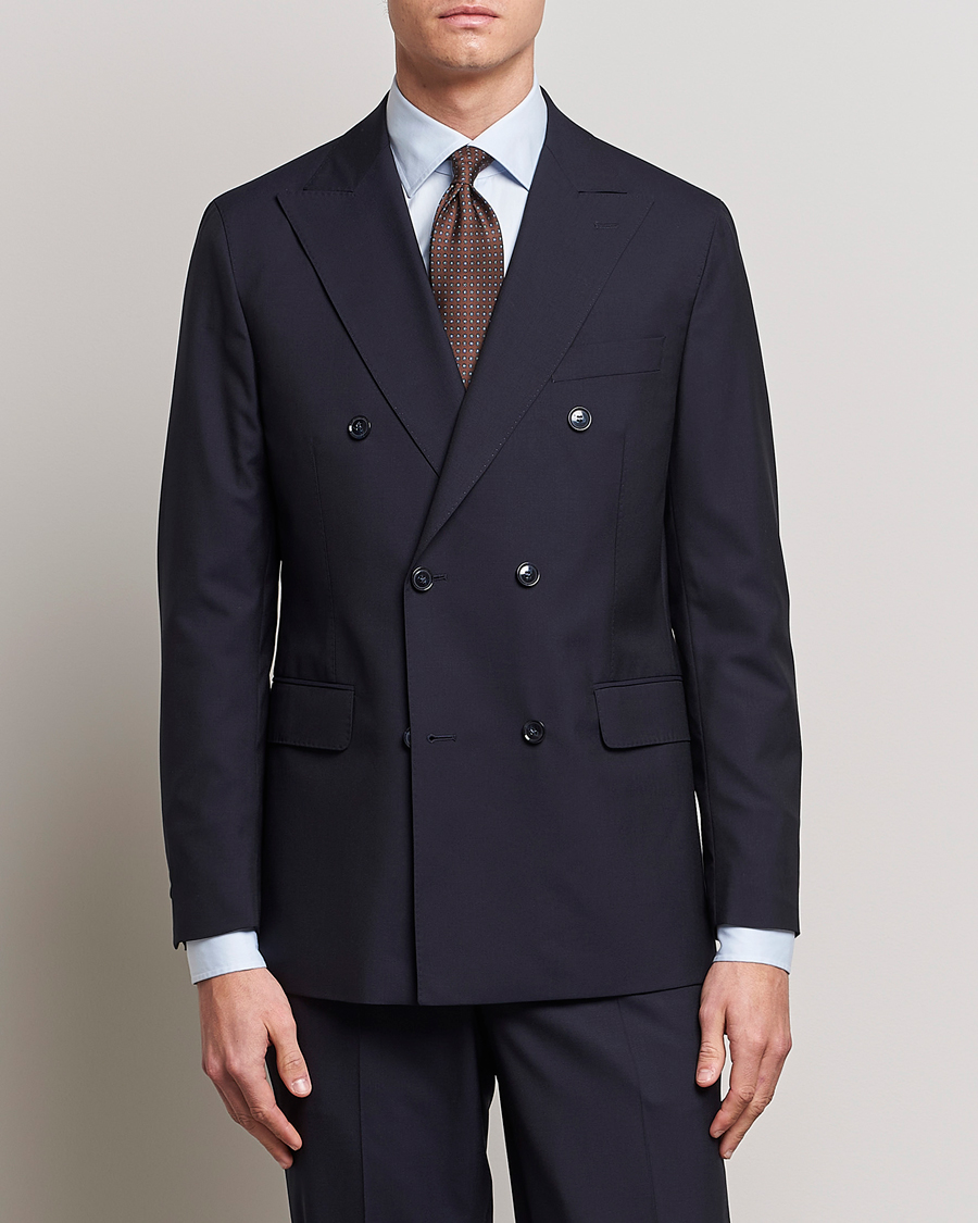 Herre | Oscar Jacobson | Oscar Jacobson | Farris Wool Blazer Navy