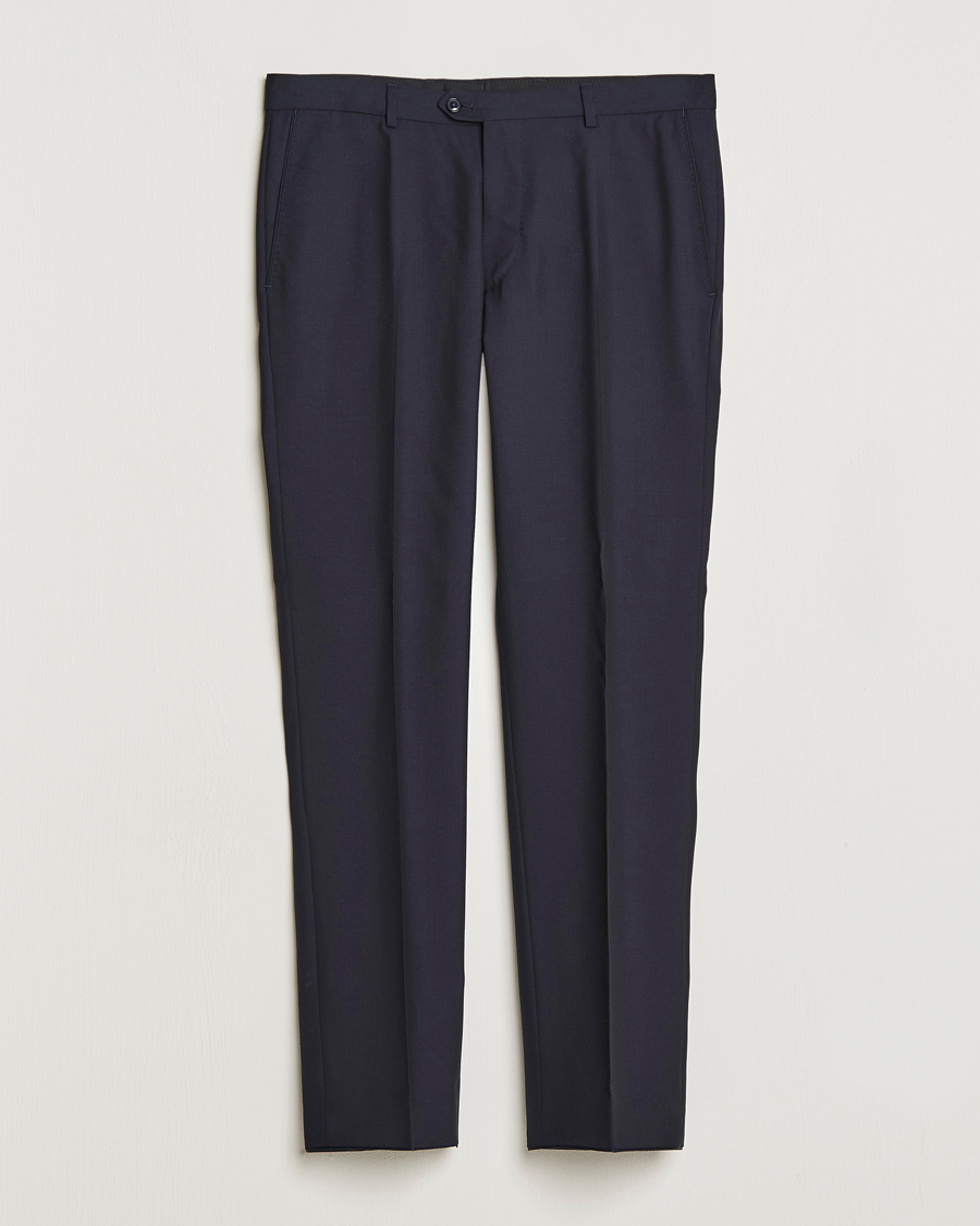 Herr |  | Oscar Jacobson | Denz Wool Trousers Navy