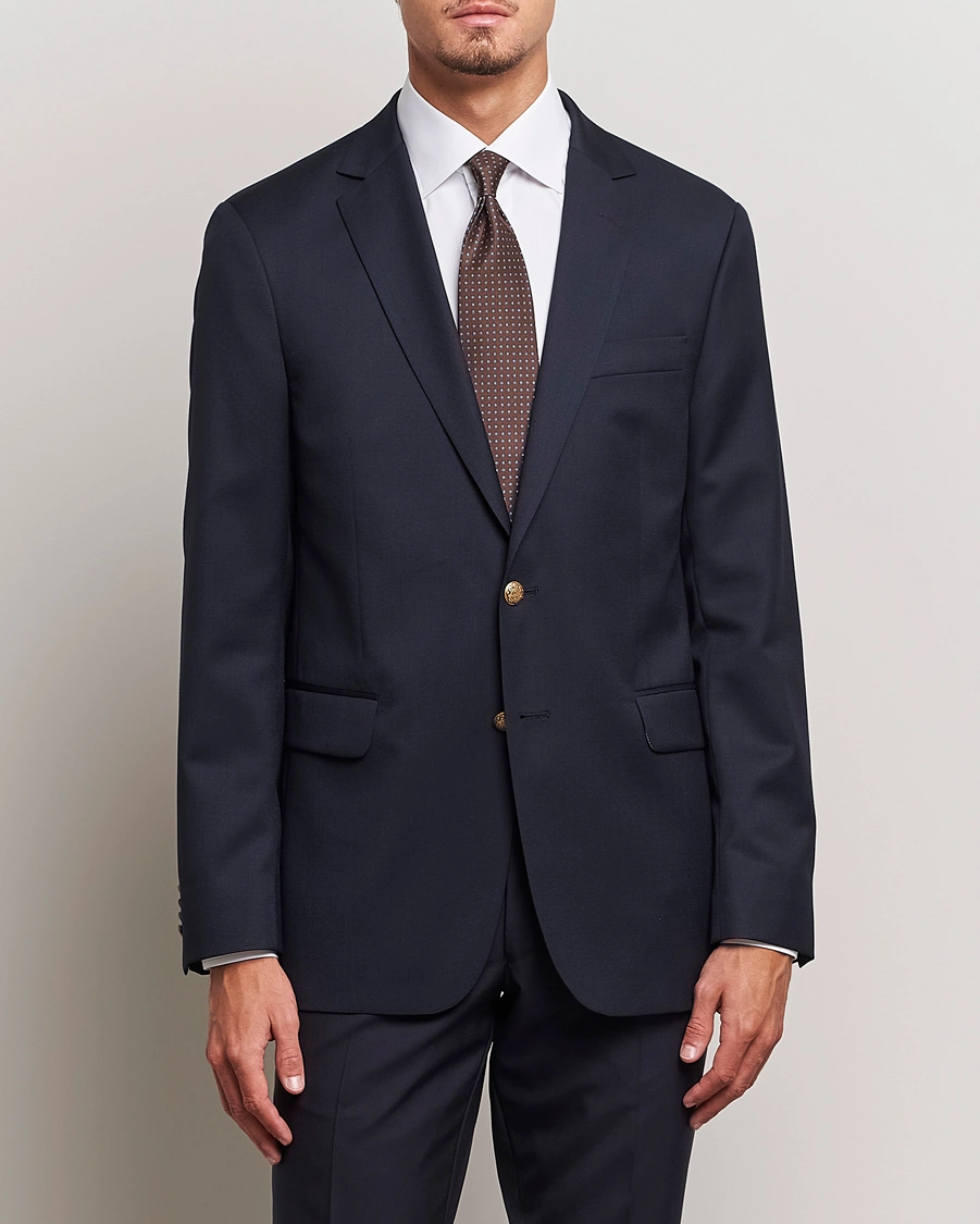 Herr | Udda kavaj | Oscar Jacobson | John Club Wool Blazer Navy