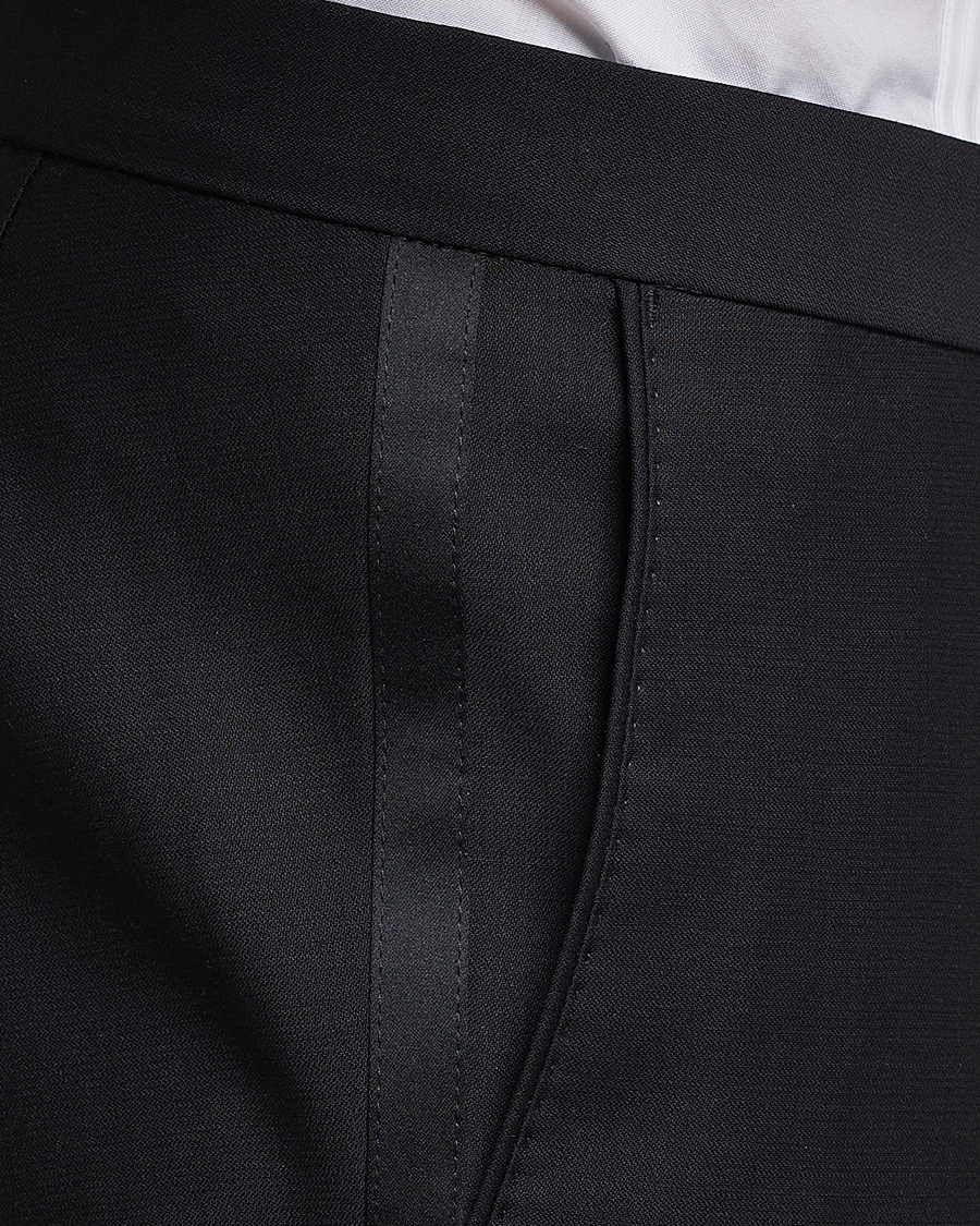 Herre | Blazere & jakker | Oscar Jacobson | Elder Wool Tuxedo Blazer Black