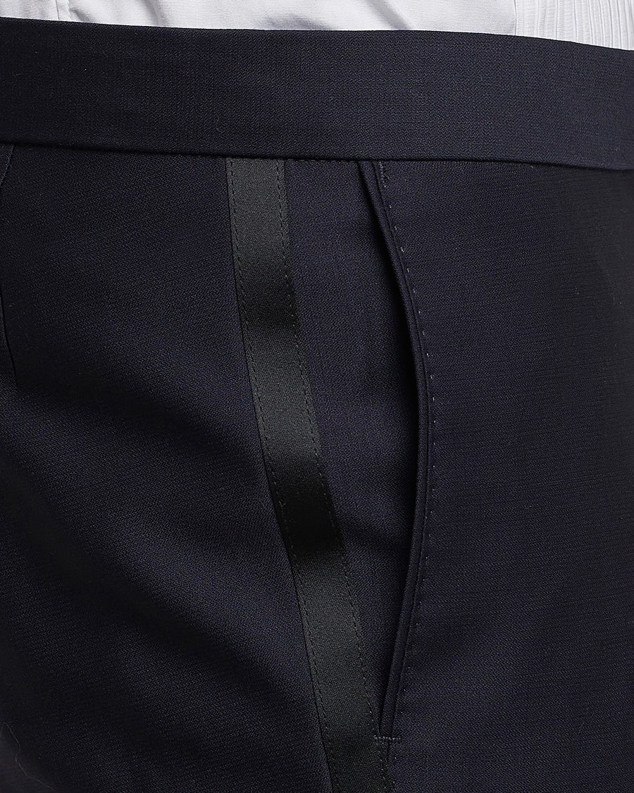 Herre | Bukser | Oscar Jacobson | Duke Wool Trousers Navy