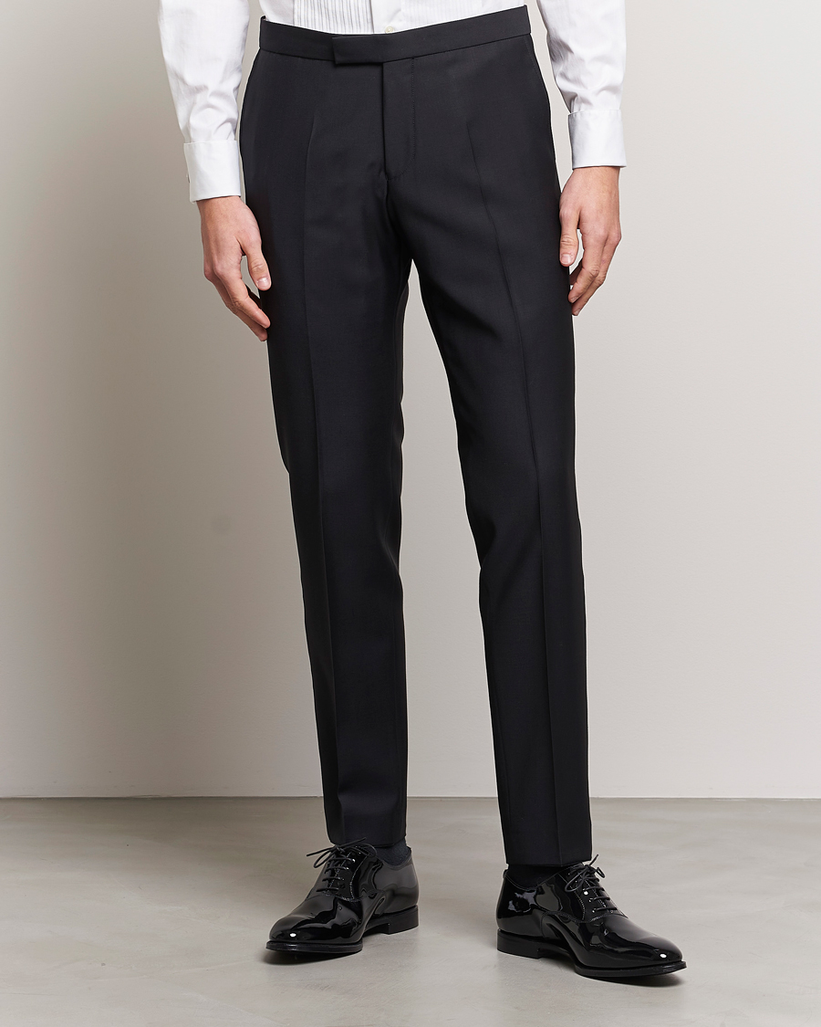 Oscar Jacobson Devon Wool Tuxedo Trousers CareOfCarl.dk