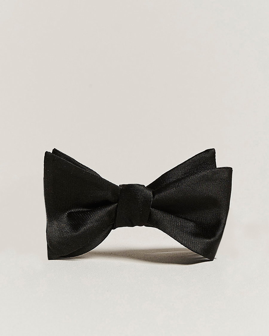 Herre | Oscar Jacobson Bow Tie, Self Tie Black | Oscar Jacobson | Bow Tie, Self Tie Black