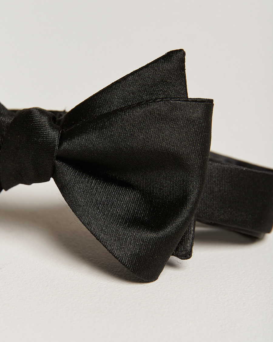 Herre | Oscar Jacobson Bow Tie, Self Tie Black | Oscar Jacobson | Bow Tie, Self Tie Black