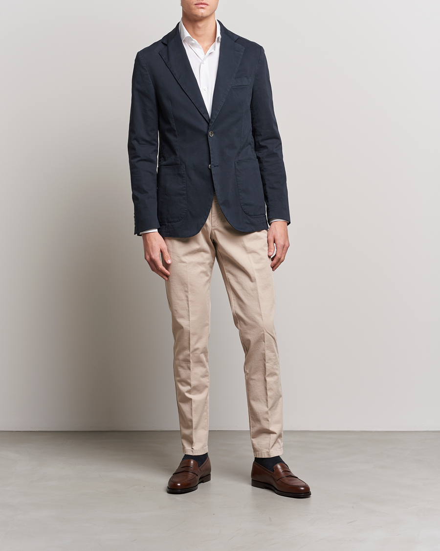 Herre |  | Oscar Jacobson | Danwick Cotton Trousers Beige