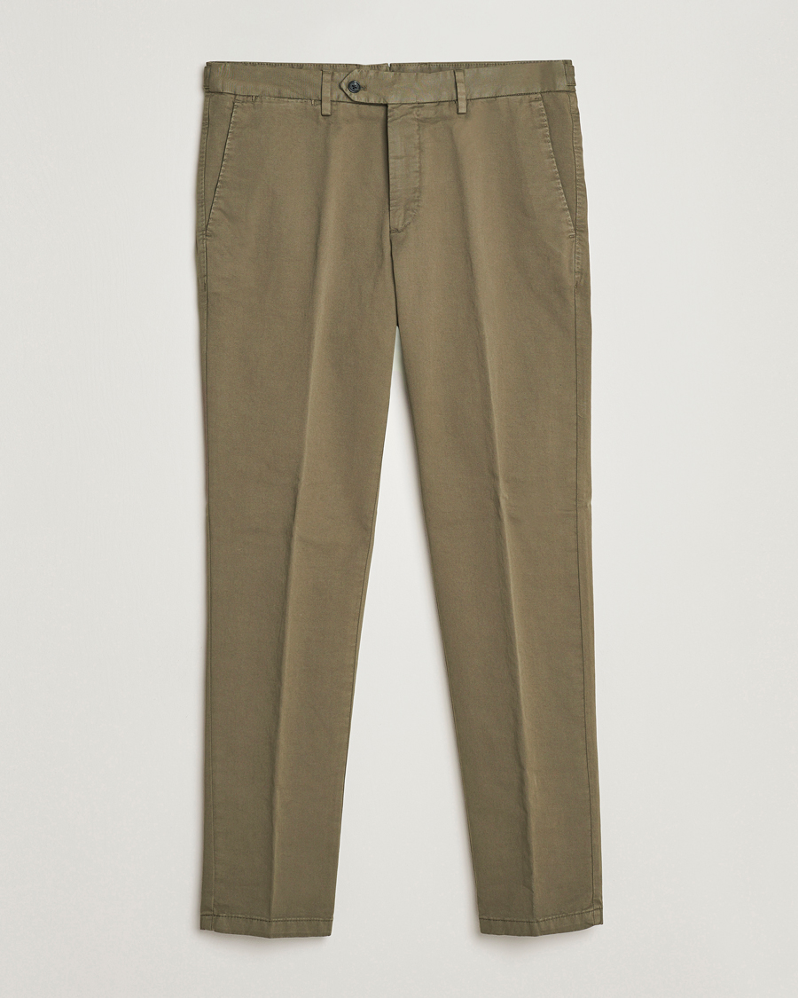 Herre |  | Oscar Jacobson | Danwick Cotton Trousers Olive