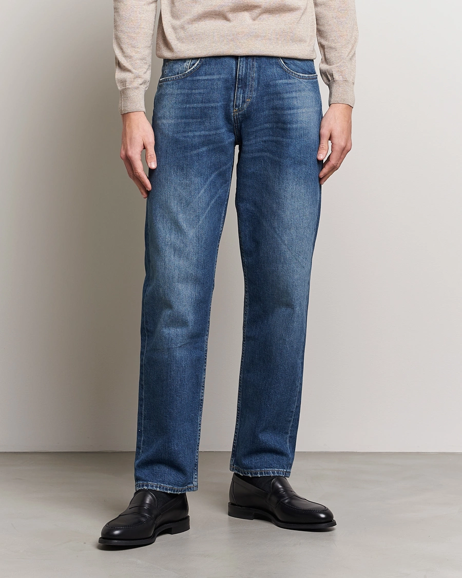Herre |  | Oscar Jacobson | Johan Cotton Stretch Jeans Vintage Wash