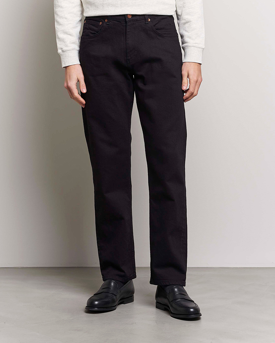 Herre | Formal Wear | Oscar Jacobson | Johan Cotton Stretch Jeans Black