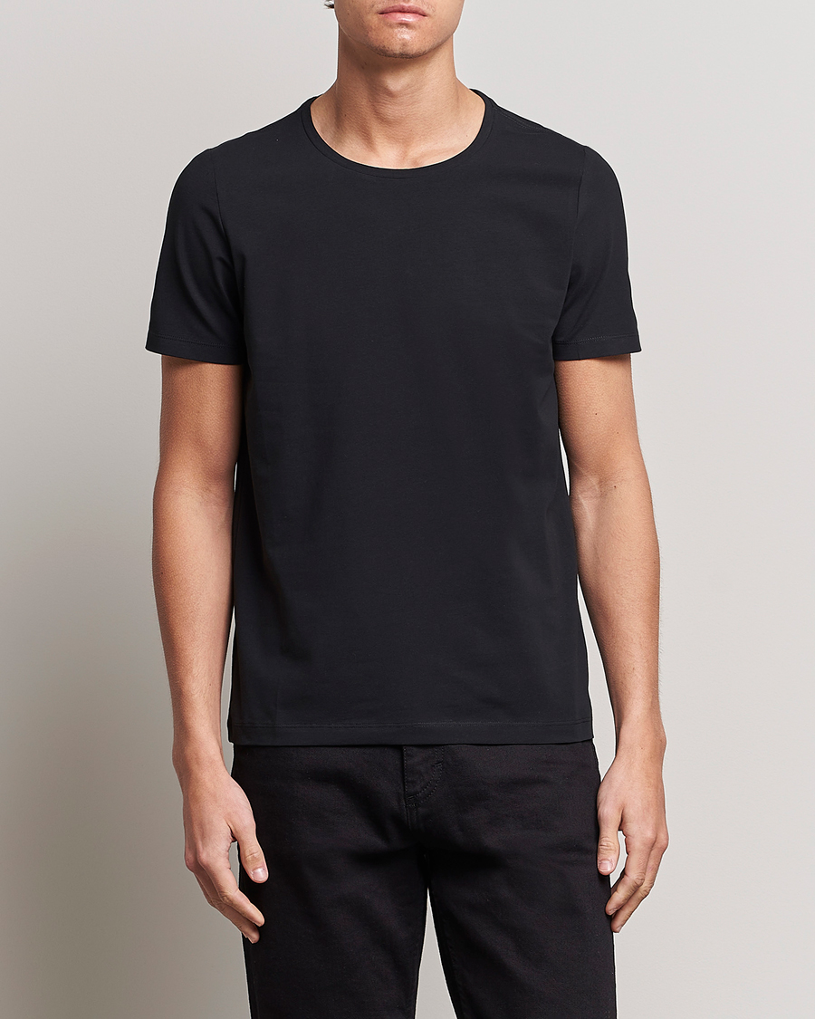 Herr |  | Oscar Jacobson | Kyran Cotton T-shirt S-S Black