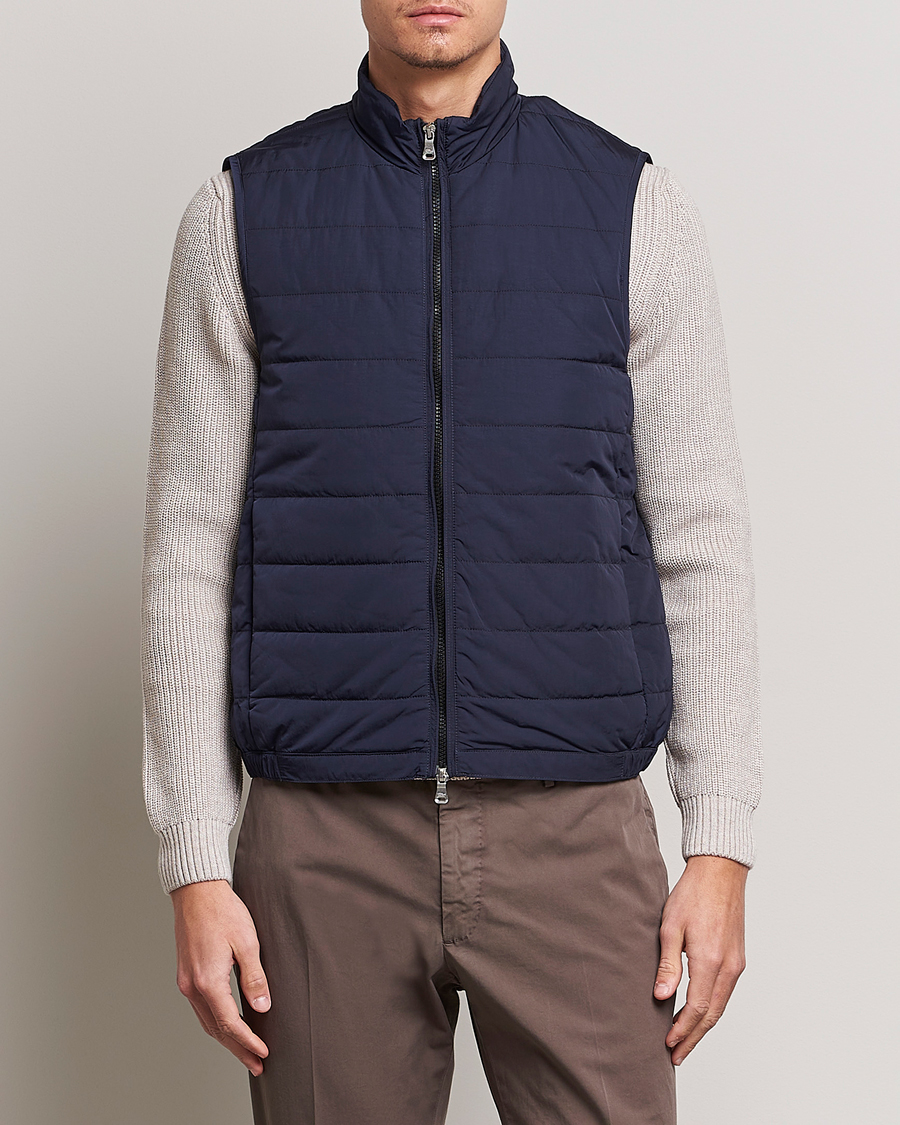 Herre | Veste | Oscar Jacobson | Liner Evo Waistcoat Blue