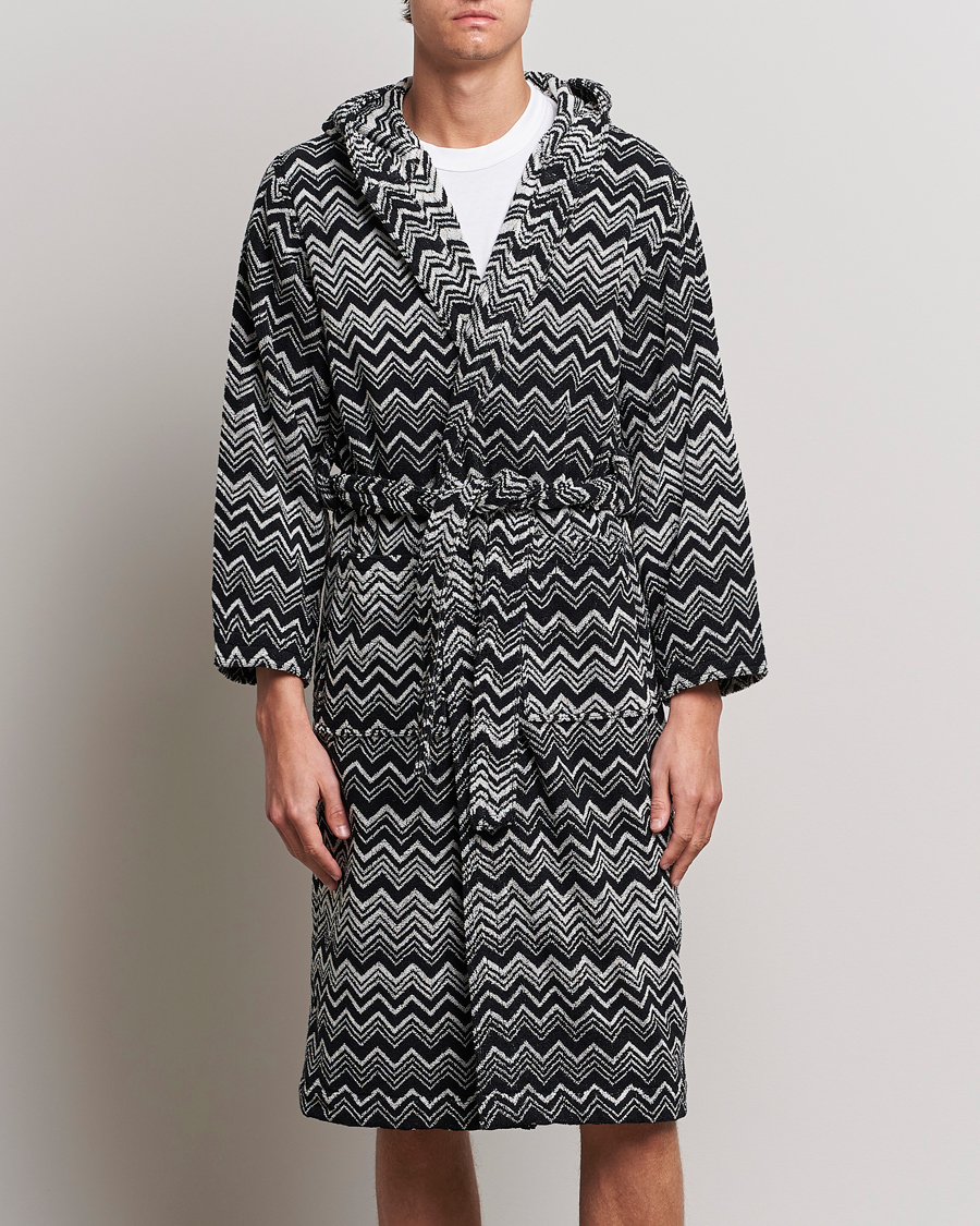 Herre |  | Missoni Home | Keith Bathrobe Grey/Black