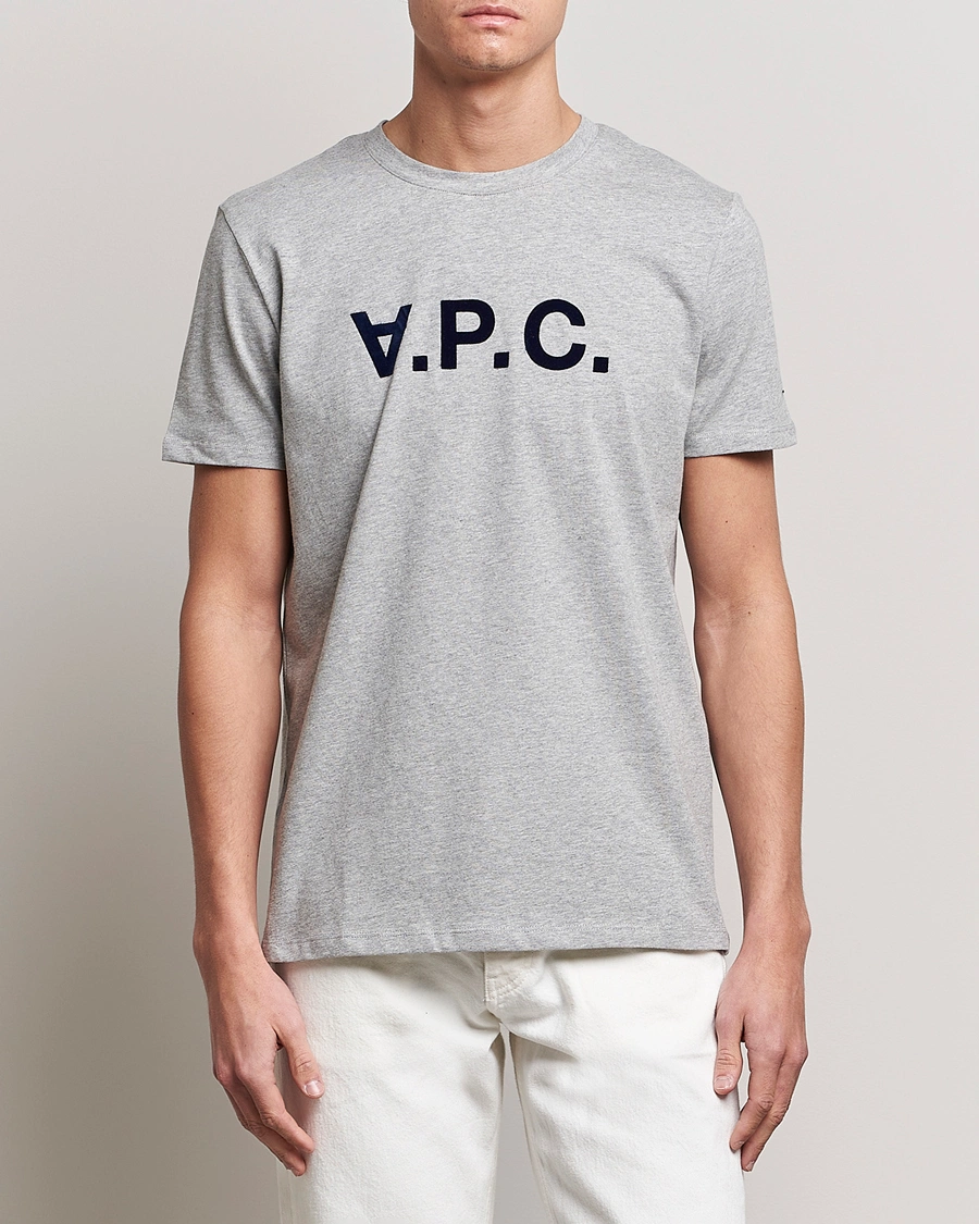Herre | T-Shirts | A.P.C. | VPC T-Shirt Grey Heather