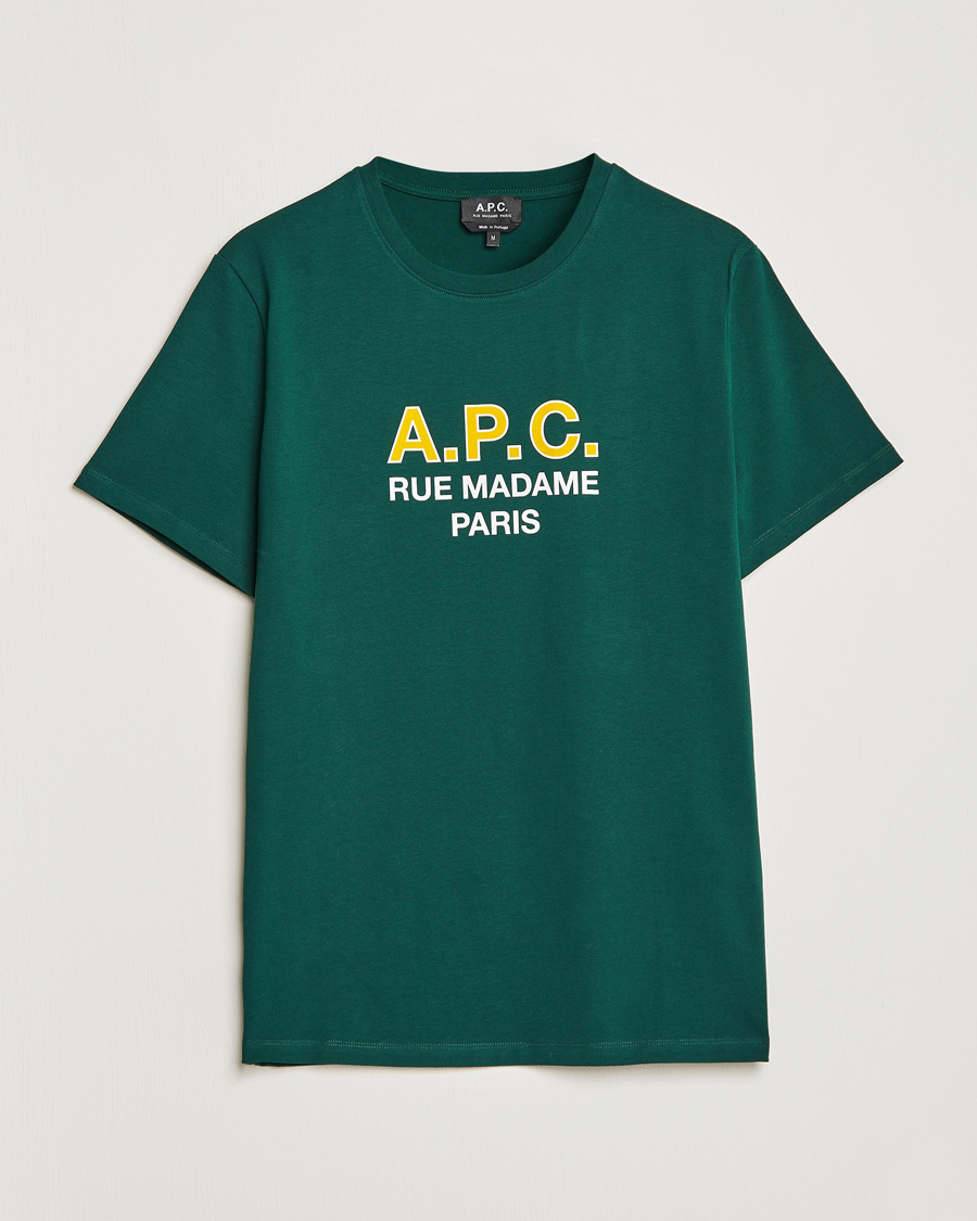 Herre | T-Shirts | A.P.C. | Madame T-Shirt Dark Green