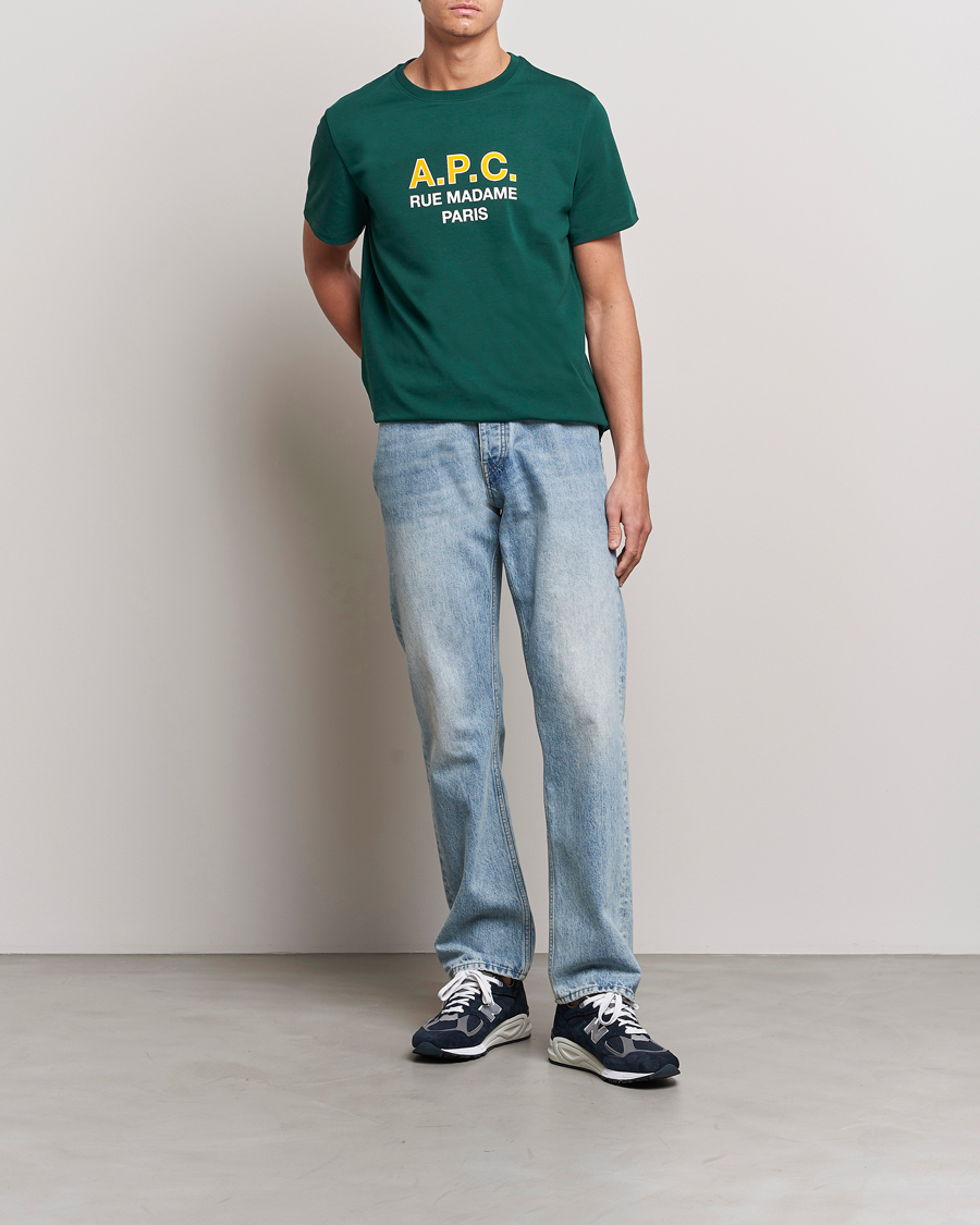 Herre | T-Shirts | A.P.C. | Madame T-Shirt Dark Green
