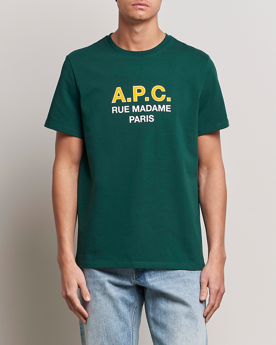 Herre | T-Shirts | A.P.C. | Madame T-Shirt Dark Green
