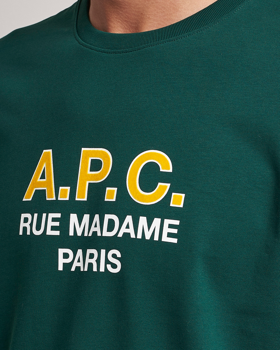 Herre | T-Shirts | A.P.C. | Madame T-Shirt Dark Green