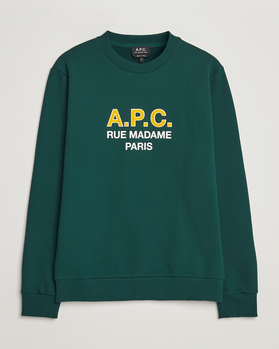 Herre | Trøjer | A.P.C. | Madame Sweatshirt Dark Green