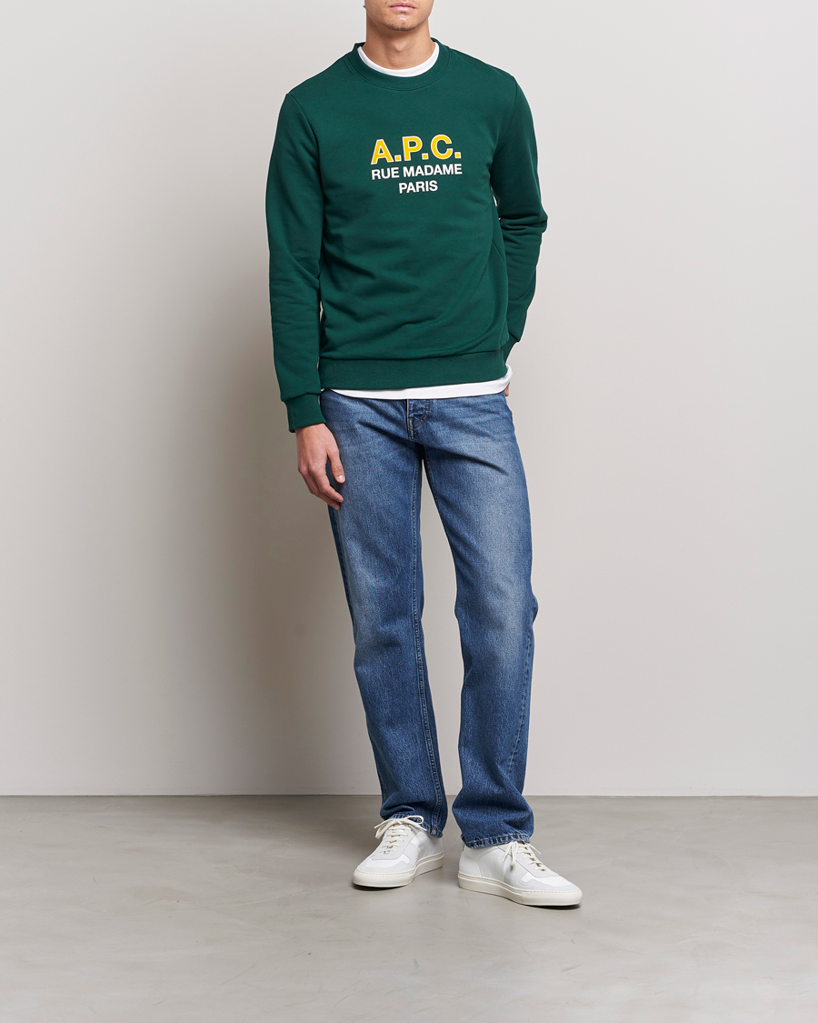 Herre | Trøjer | A.P.C. | Madame Sweatshirt Dark Green