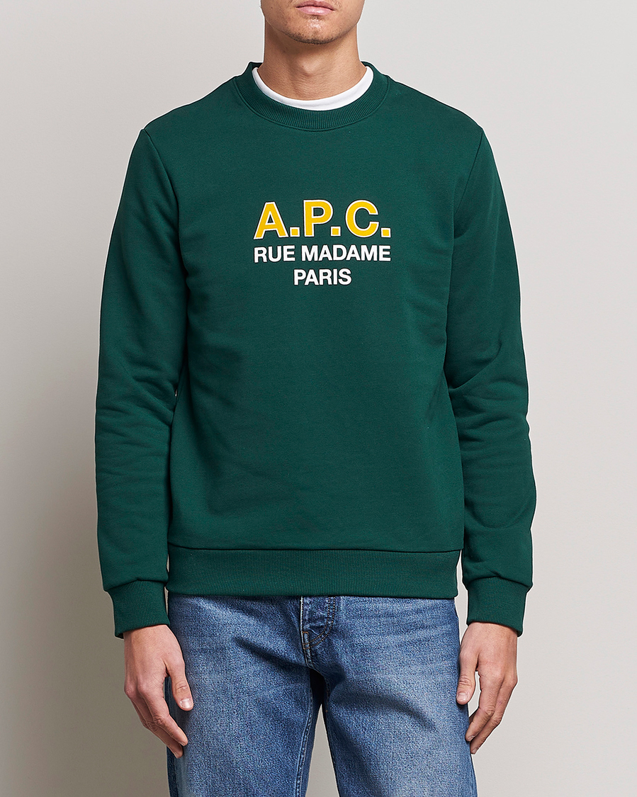 Herre | A.P.C. | A.P.C. | Madame Sweatshirt Dark Green