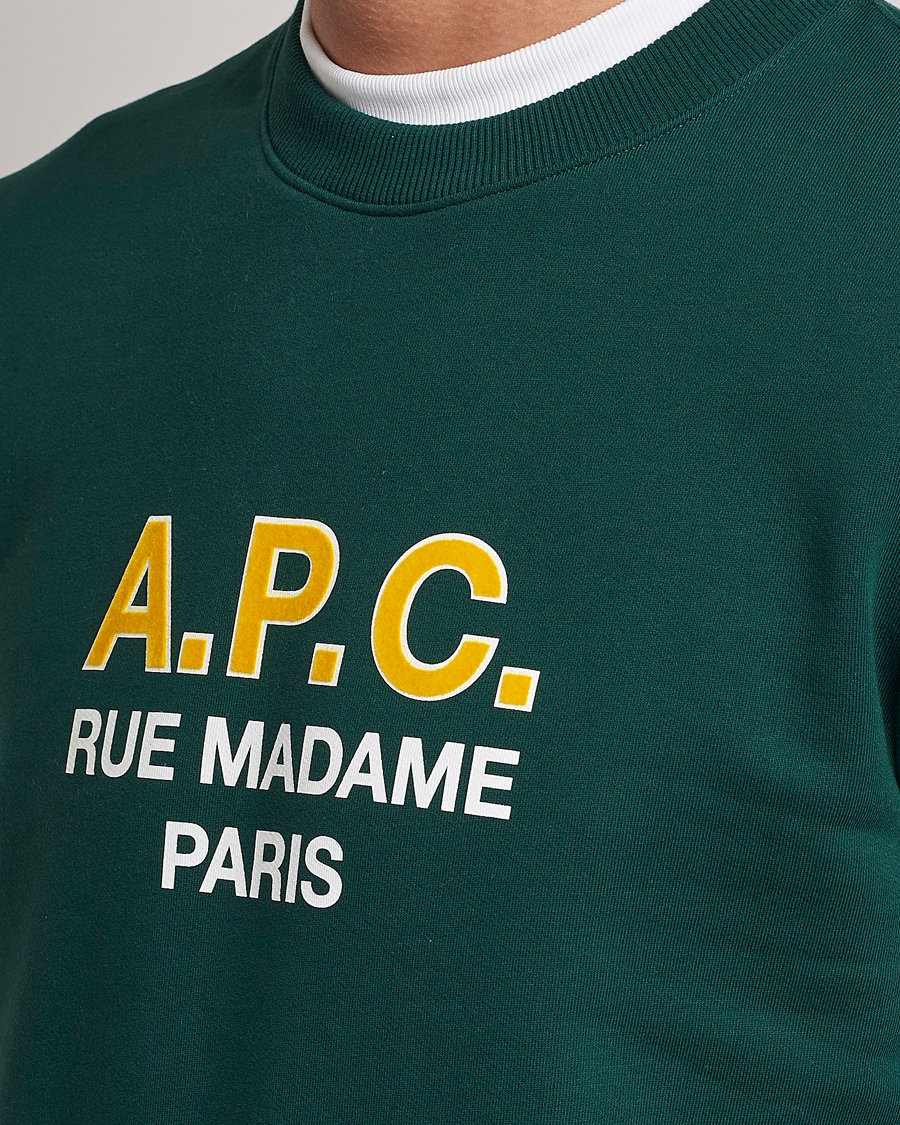 Herre | Trøjer | A.P.C. | Madame Sweatshirt Dark Green
