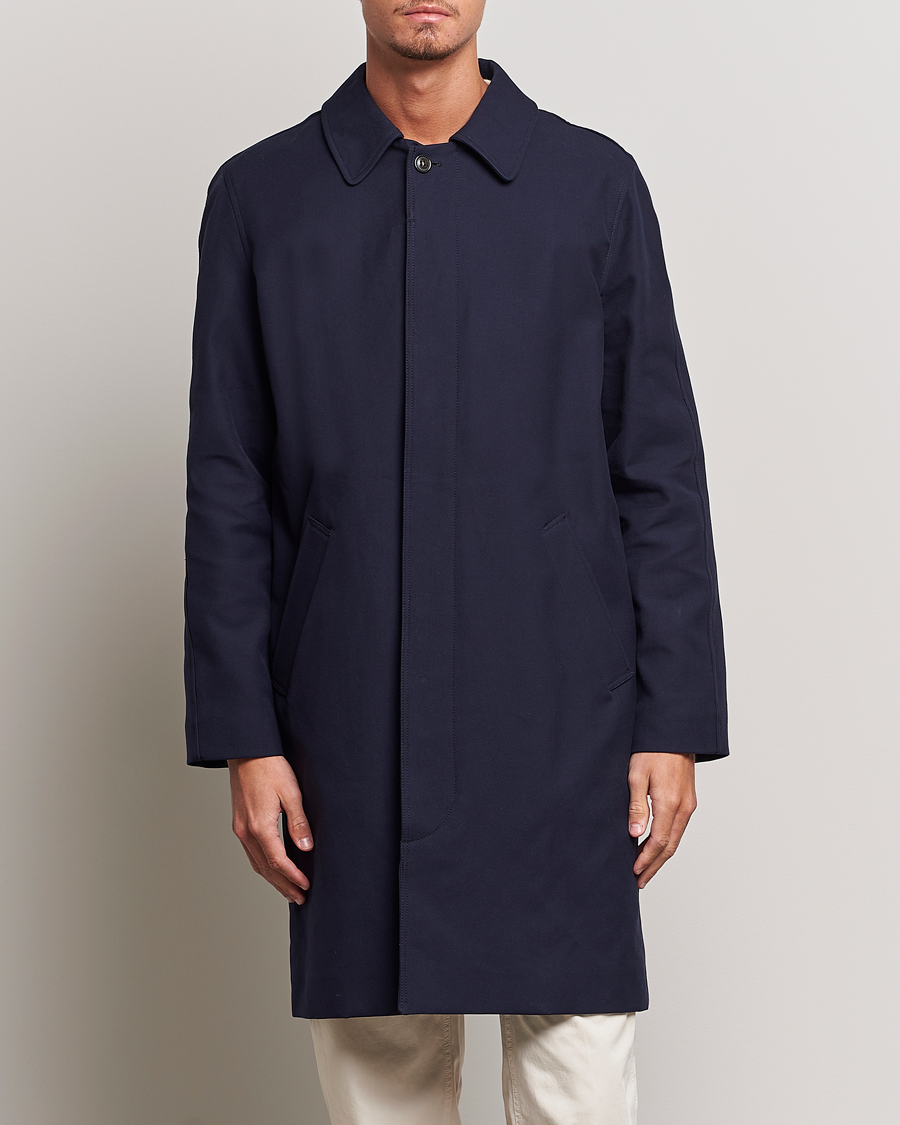 Herre | Frakker | A.P.C. | Wool Mac Coat Navy