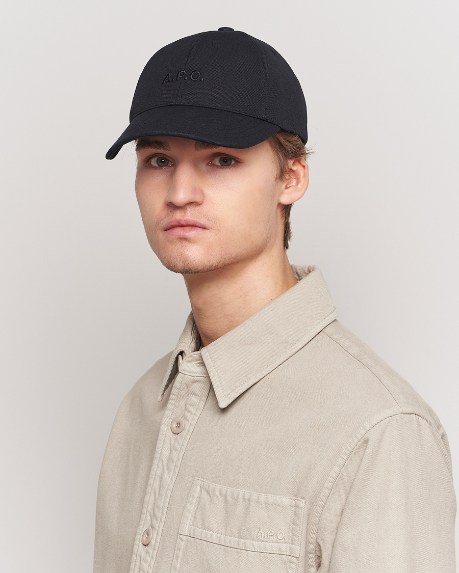 Herre | Hatte & kasketter | A.P.C. | Charlie Baseball Cap Black