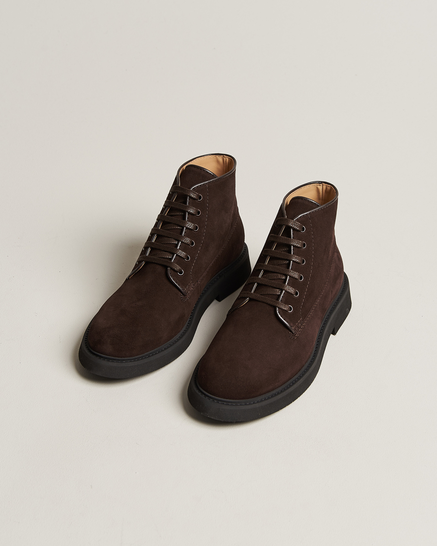 A.P.C. Lace Up Dark Brown CareOfCarl.dk