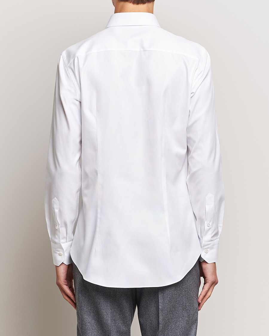 Herre | Skjorter | Brioni | Slim Fit Royal Oxford Dress Shirt White