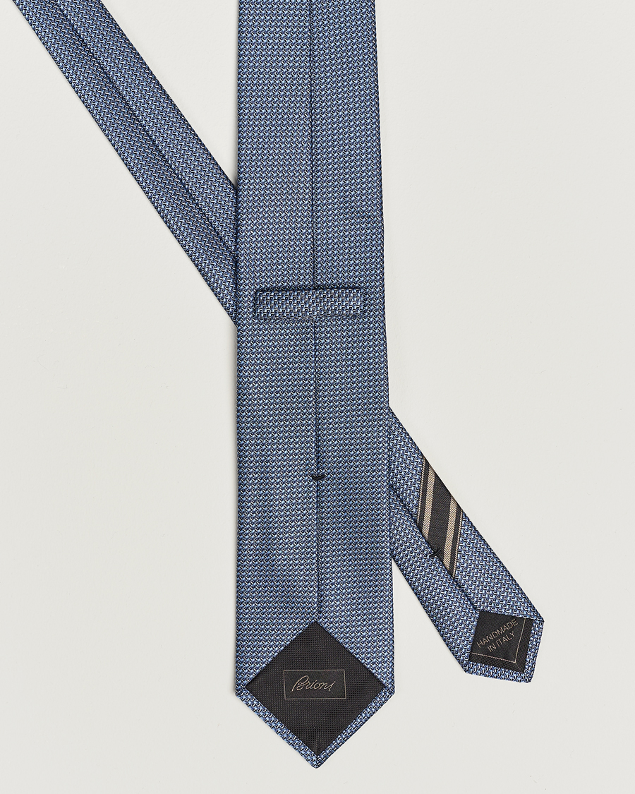 Herre | Brioni Jacquard Silk Tie Light Blue | Brioni | Jacquard Silk Tie Light Blue